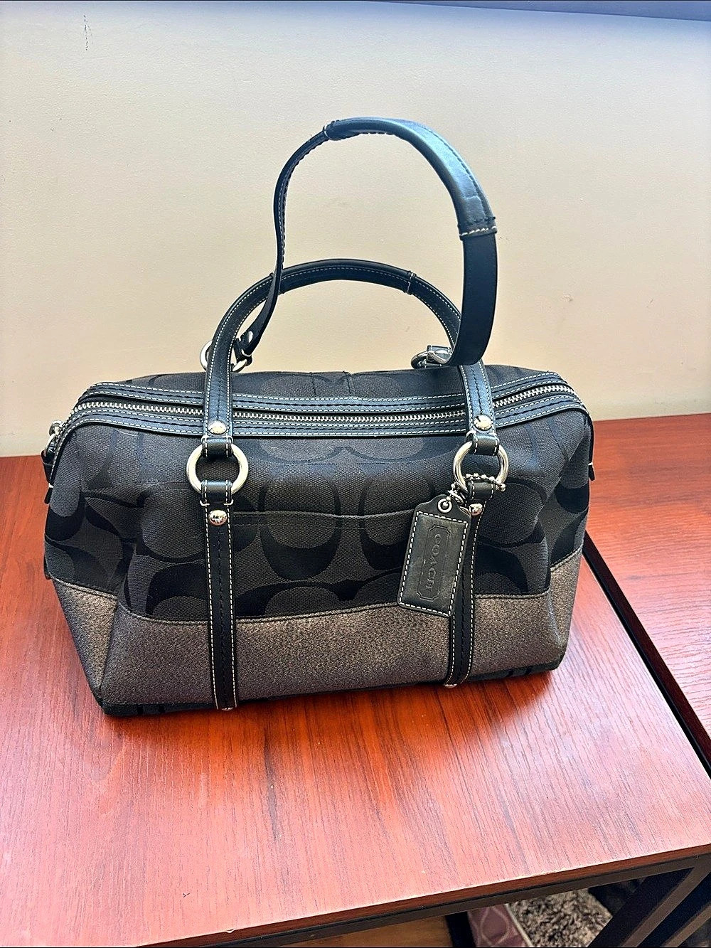 COACH Black Satchel